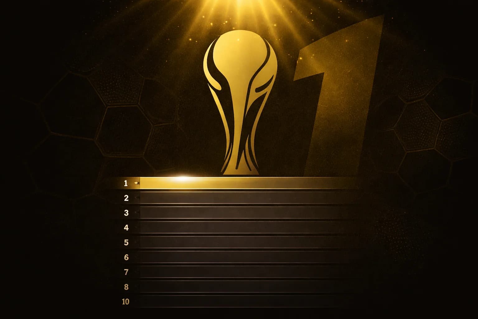 World Cup leaderboards illustration